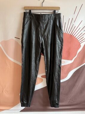 Spanx Pants Women’s Size M Black The Perfect Jogger Pull On Elastic Waist
